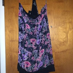 Spaghetti strap floral top